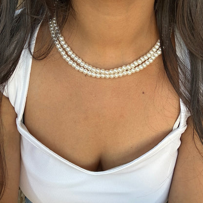 Double-Strand Pearl Choker