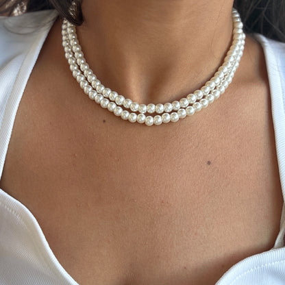 Double-Strand Pearl Choker