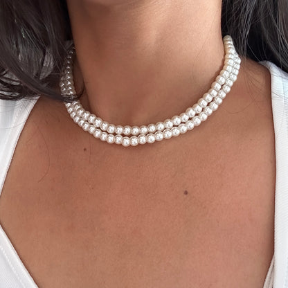 Double-Strand Pearl Choker