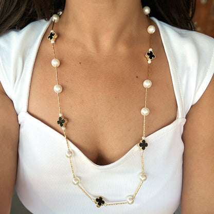 Twin Layer Clover Necklace