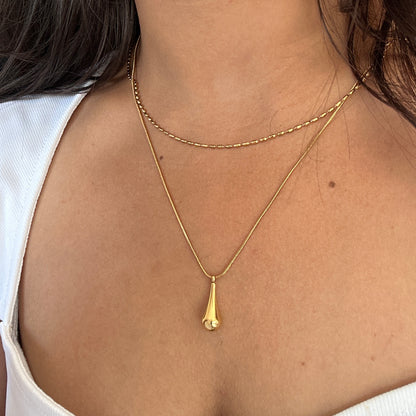 Teardrop Pendant Necklace