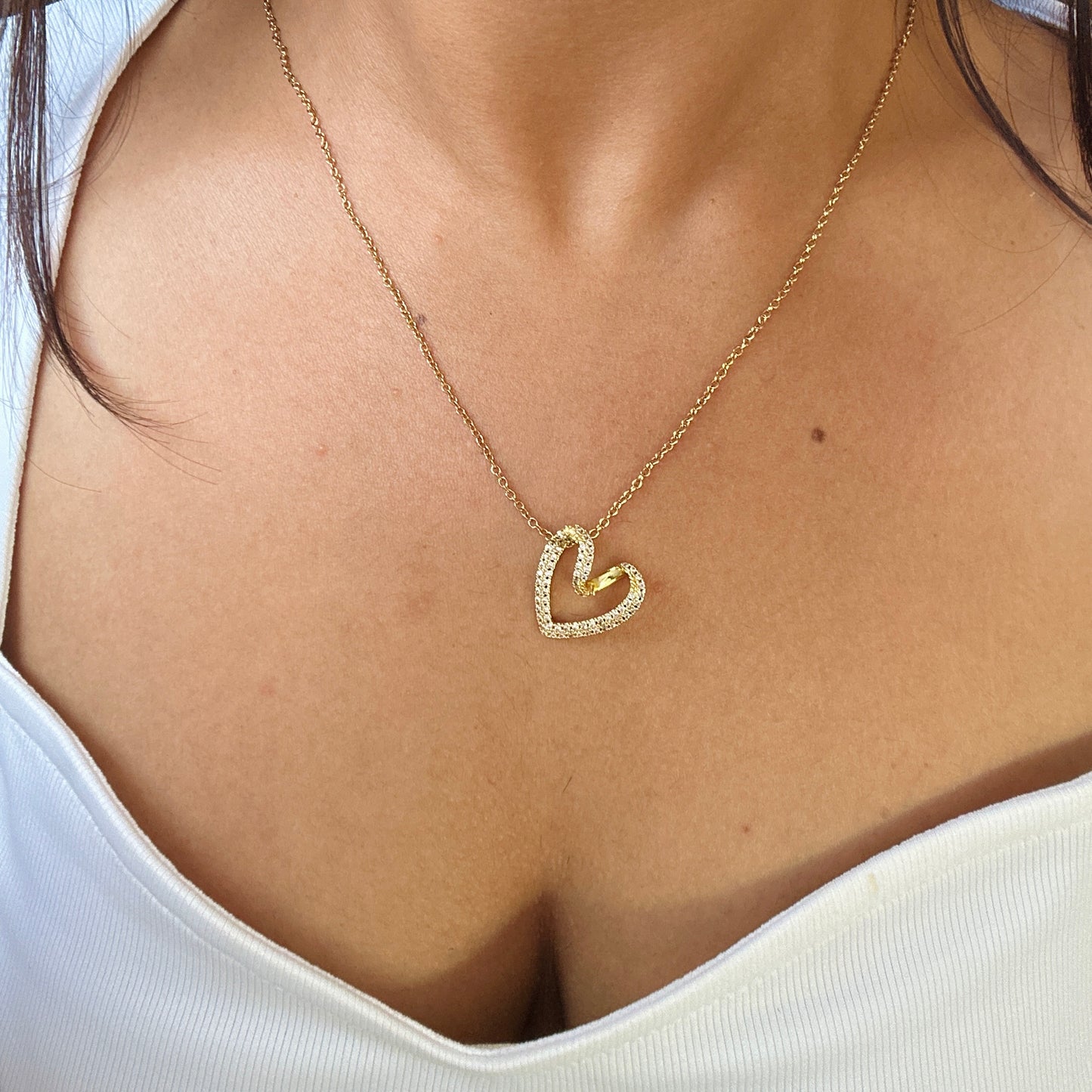 Crystal Heart Necklace