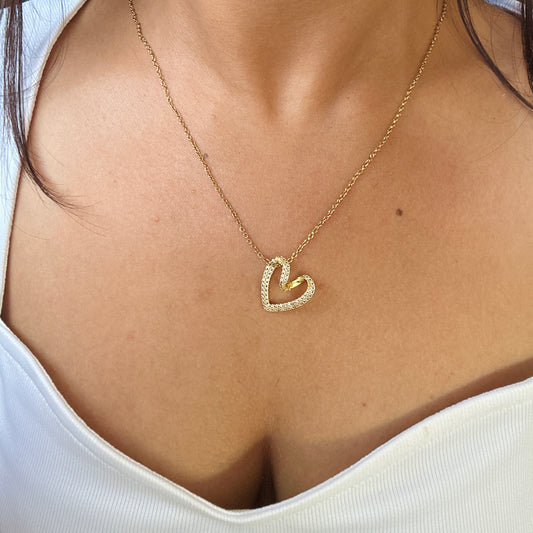Crystal Heart Necklace