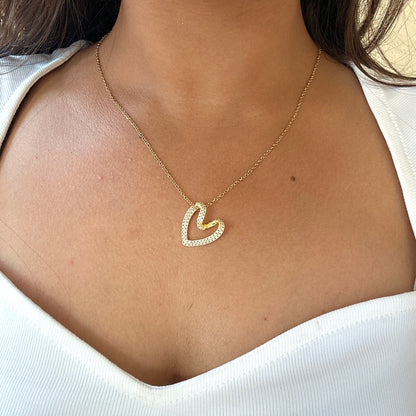 Crystal Heart Necklace