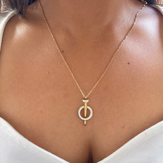 Spike Pendant Necklace