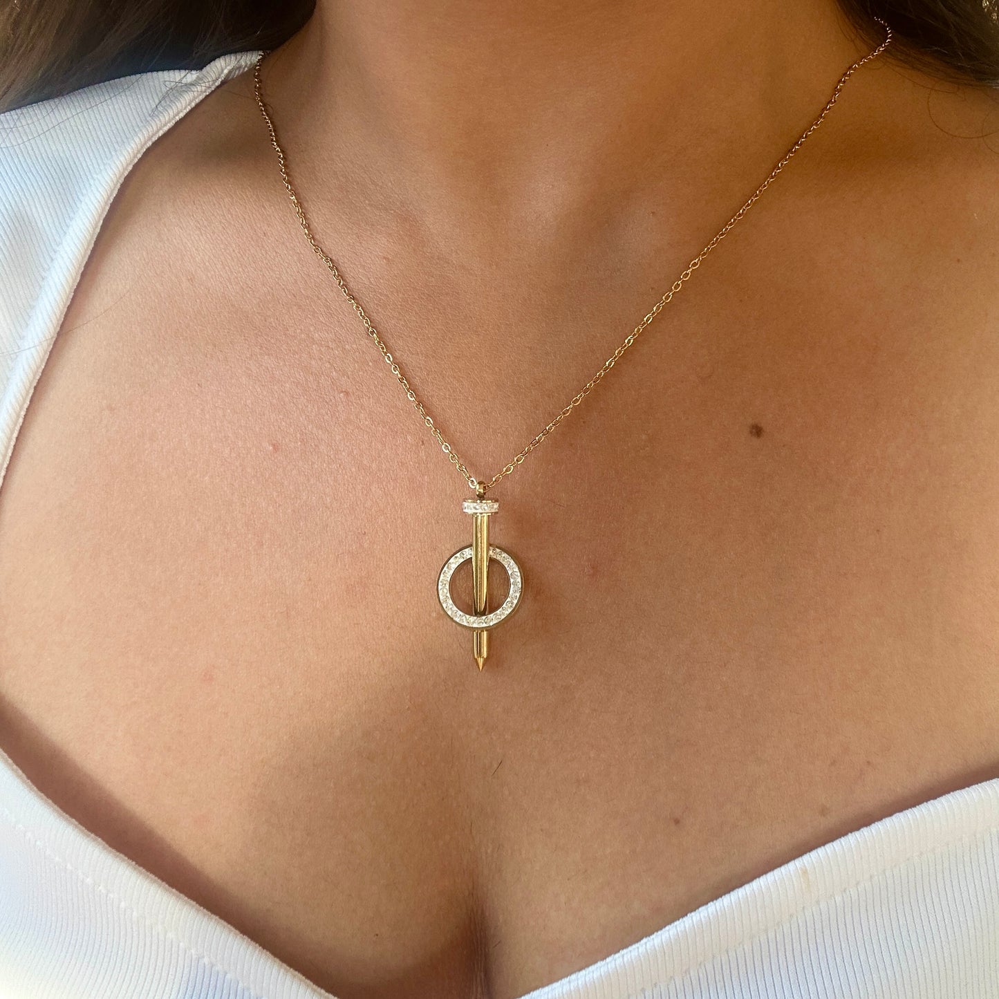 Spike Pendant Necklace