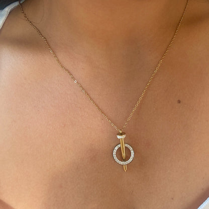 Spike Pendant Necklace
