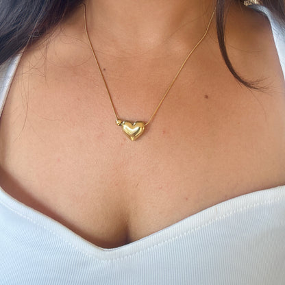 Golden Heart Necklace