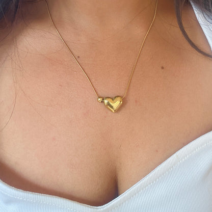 Golden Heart Necklace
