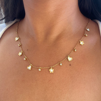 Heart & Star Necklace