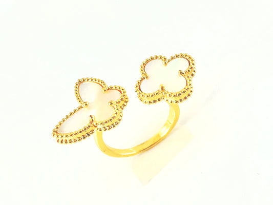 Celeste Pearl Duo Ring