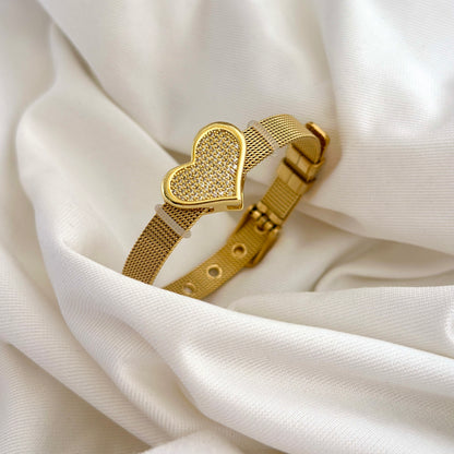Heart Mesh Bracelet