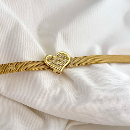 Heart Mesh Bracelet