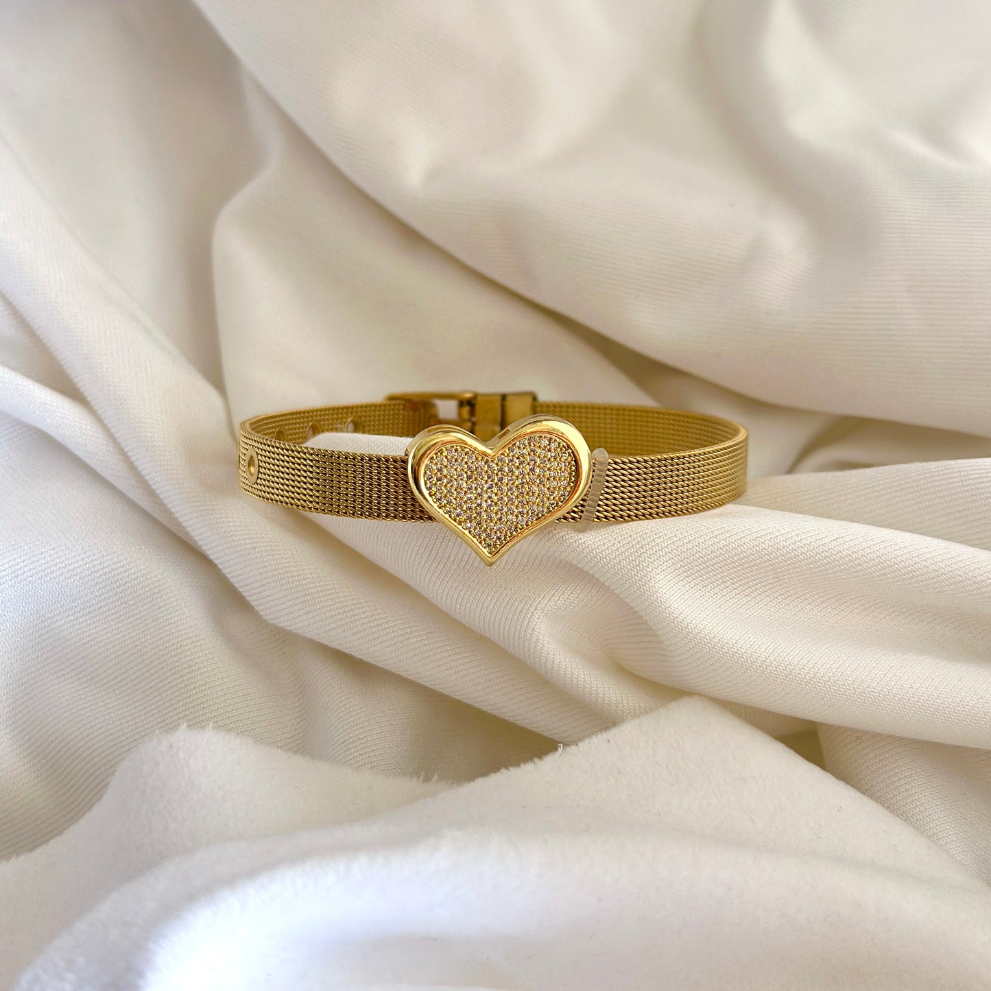 Heart Mesh Bracelet