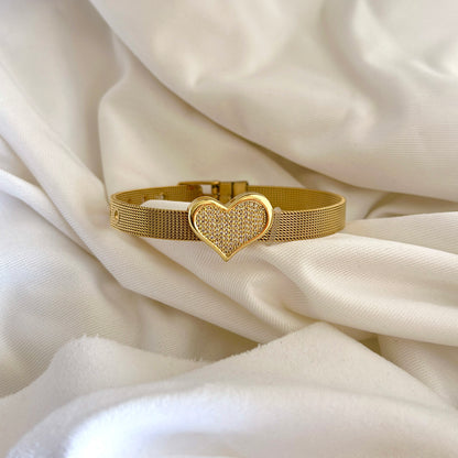 Heart Mesh Bracelet