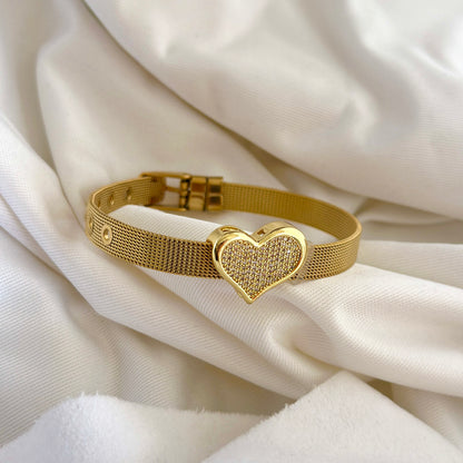 Heart Mesh Bracelet