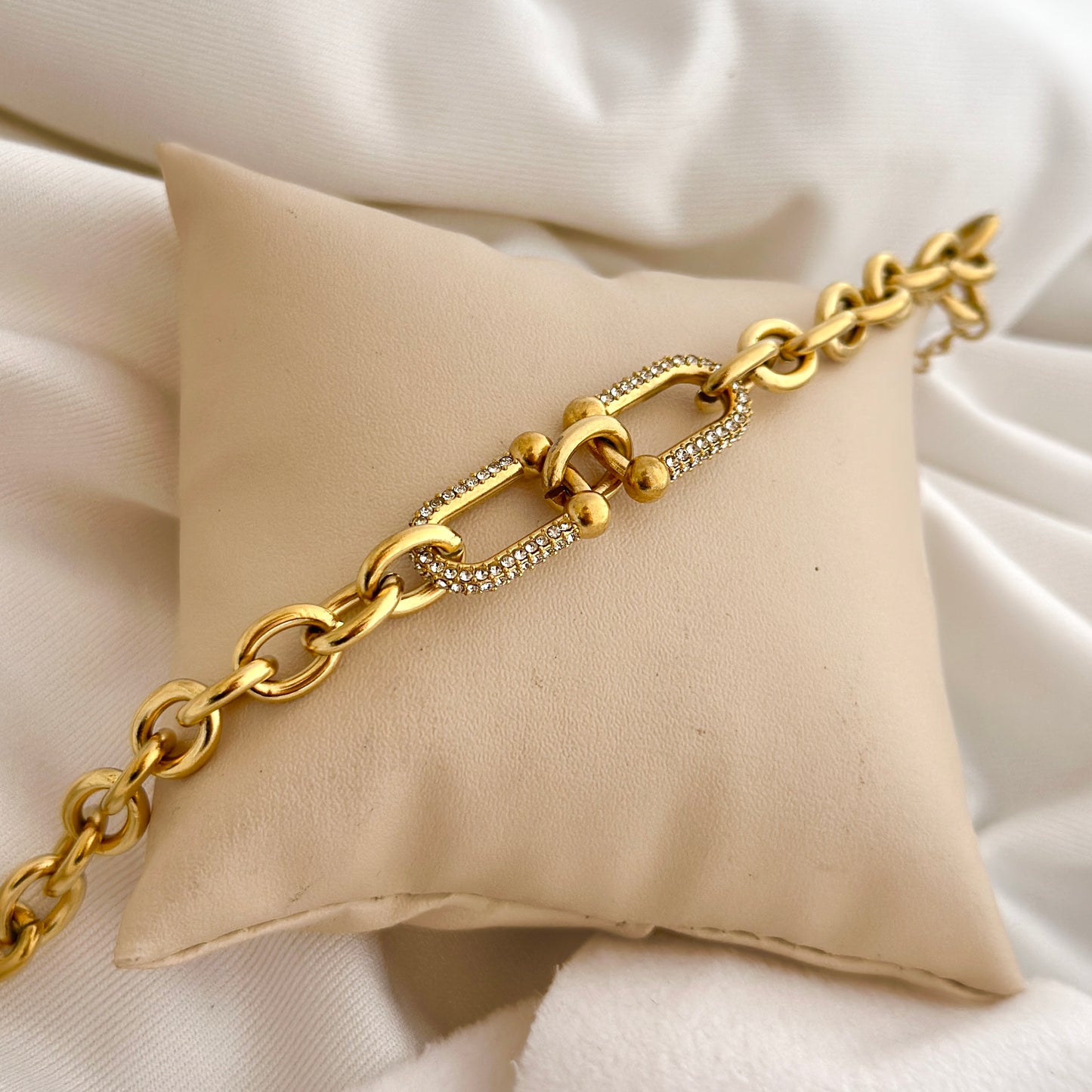 The Gilded Link Bracelet