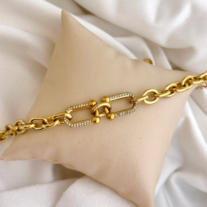 The Gilded Link Bracelet