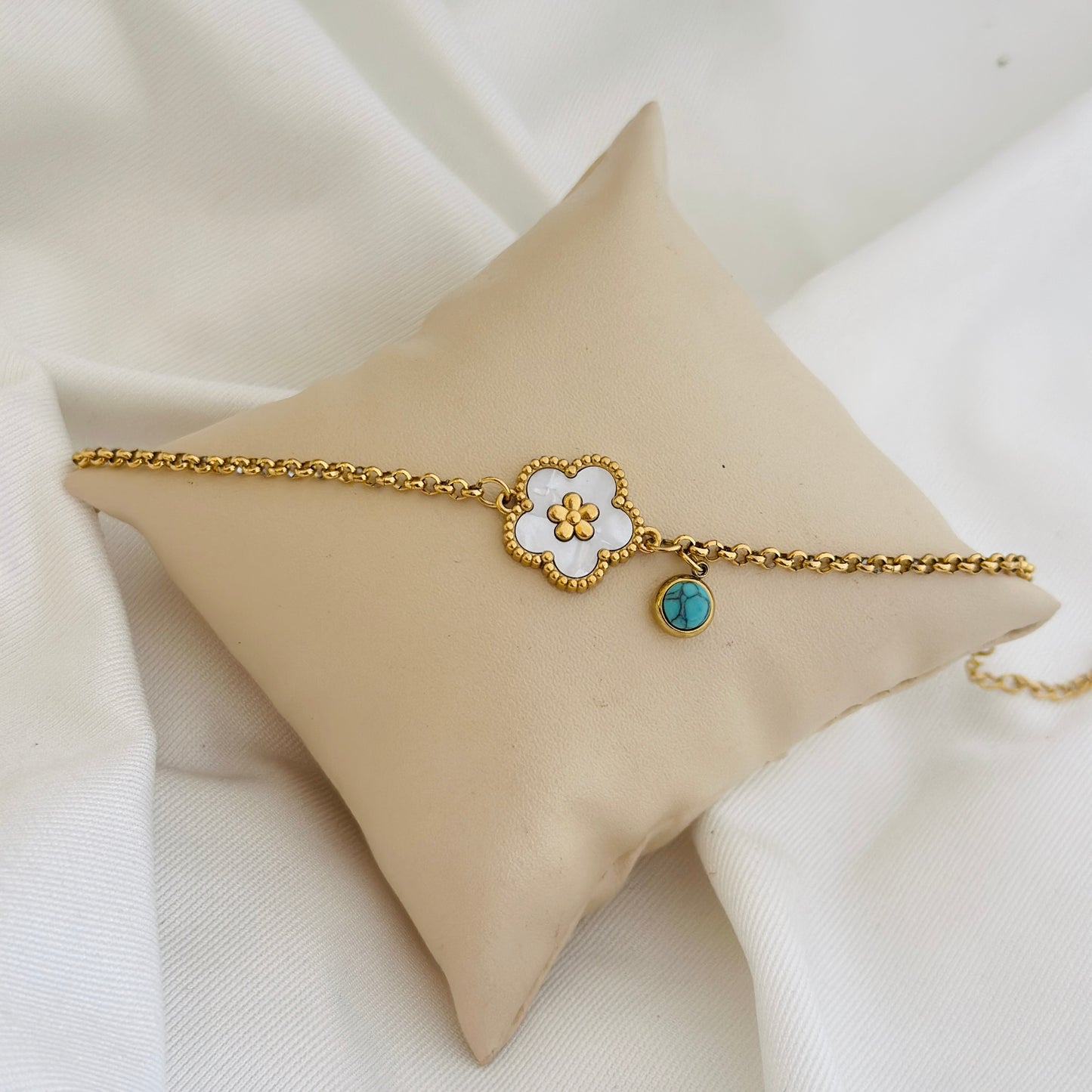 Turquoise Blossom Bracelet
