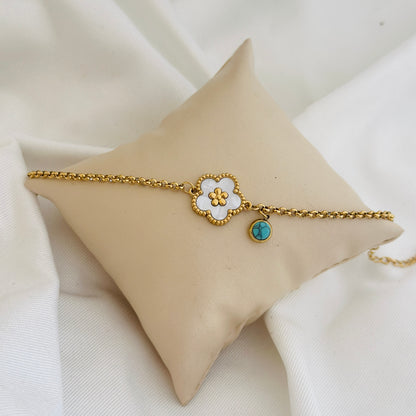 Turquoise Blossom Bracelet