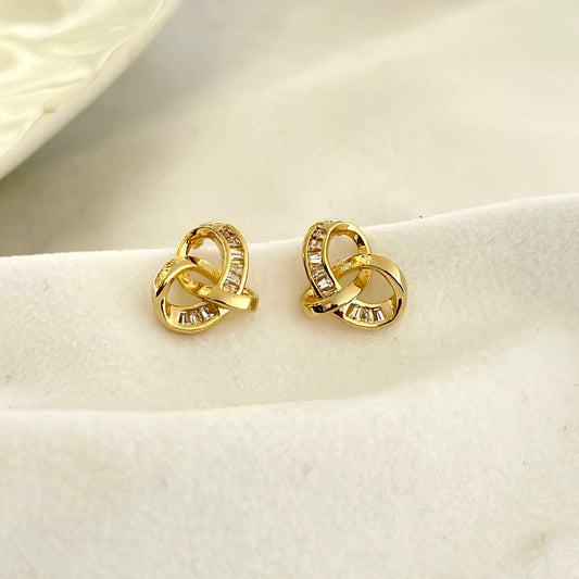 Crystal Knot Studs