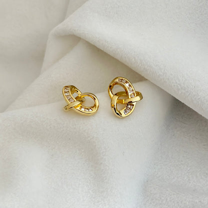 Crystal Knot Studs