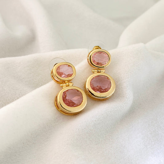 Lustre pink Dangles