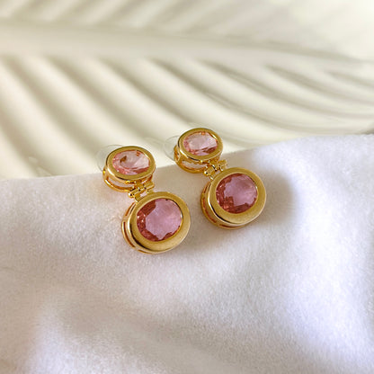 Lustre pink Dangles