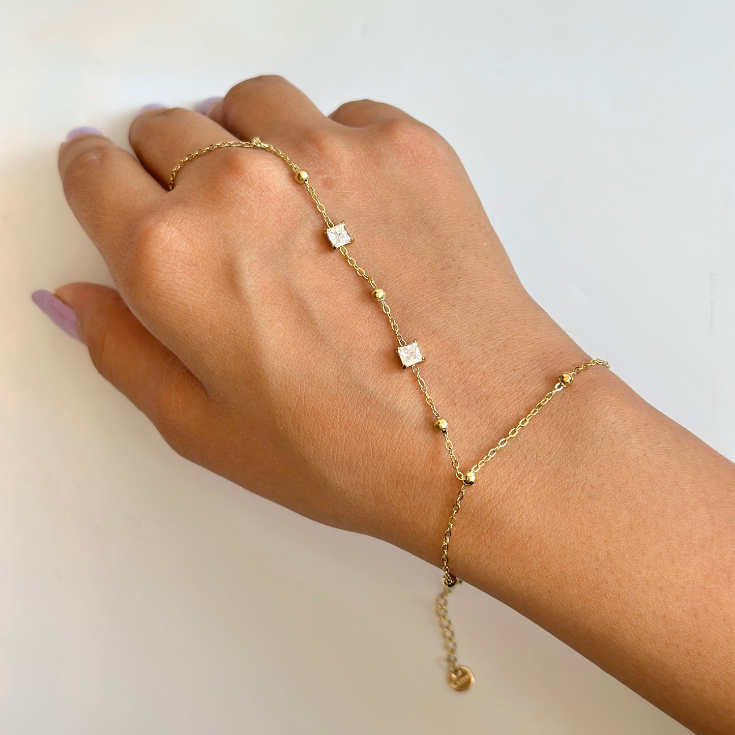 Geometric Crystal Hand Chain