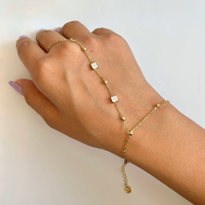Geometric Crystal Hand Chain