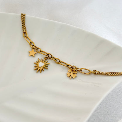 Lucky Charms Gold Bracelet
