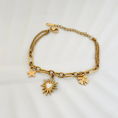Lucky Charms Gold Bracelet