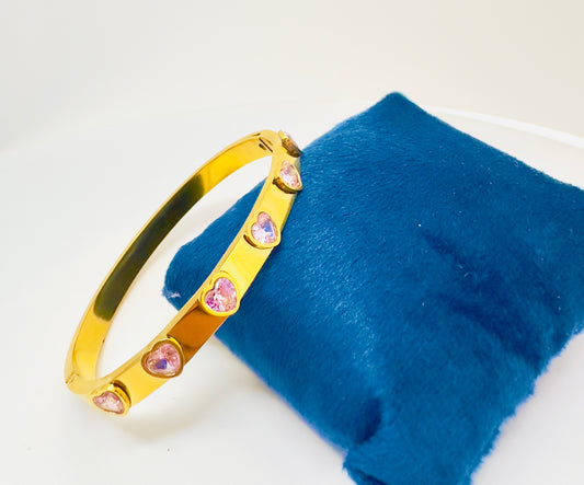 Heart Charm Bracelet