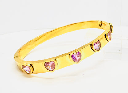 Heart Charm Bracelet