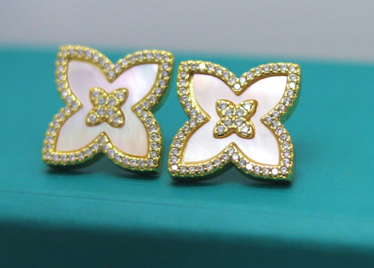 Shine Petal Studs