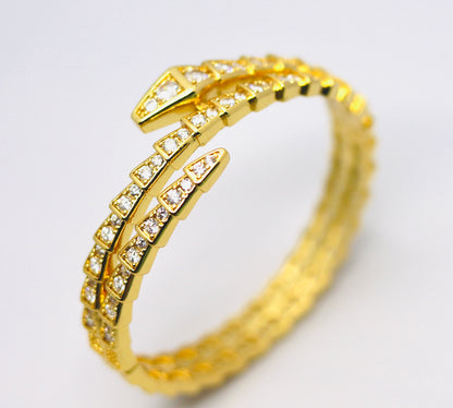 Golden Ivy Emerald Bracelet