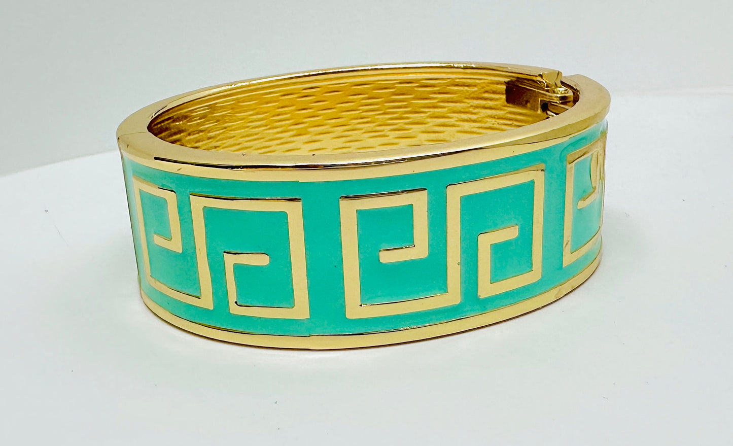 Turquoise Enamel Bangle
