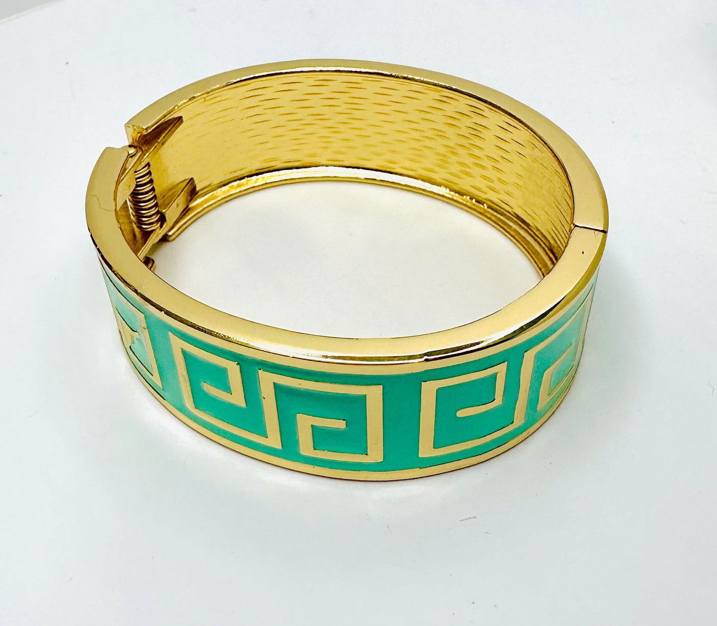 Turquoise Enamel Bangle