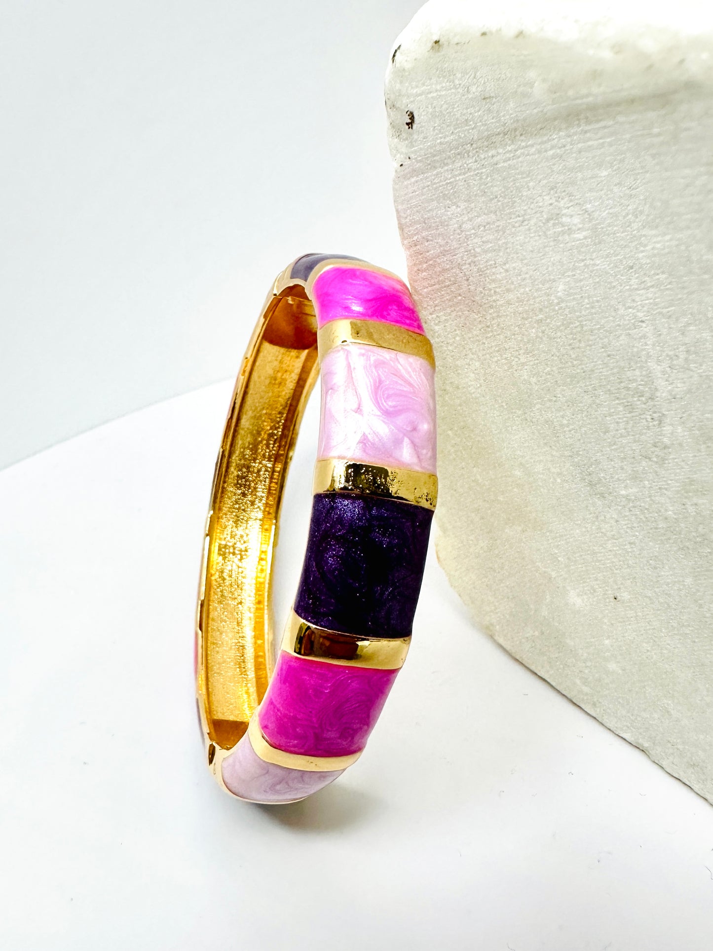 Dual-Tone Enamel Bangle