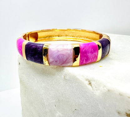 Dual-Tone Enamel Bangle