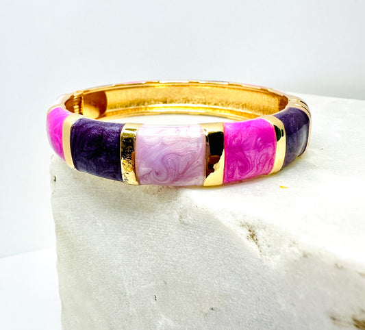 Dual-Tone Enamel Bangle