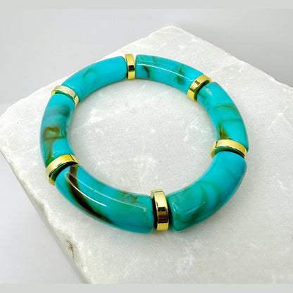 Turquoise Resin Bracelet