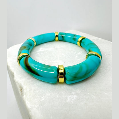 Turquoise Resin Bracelet
