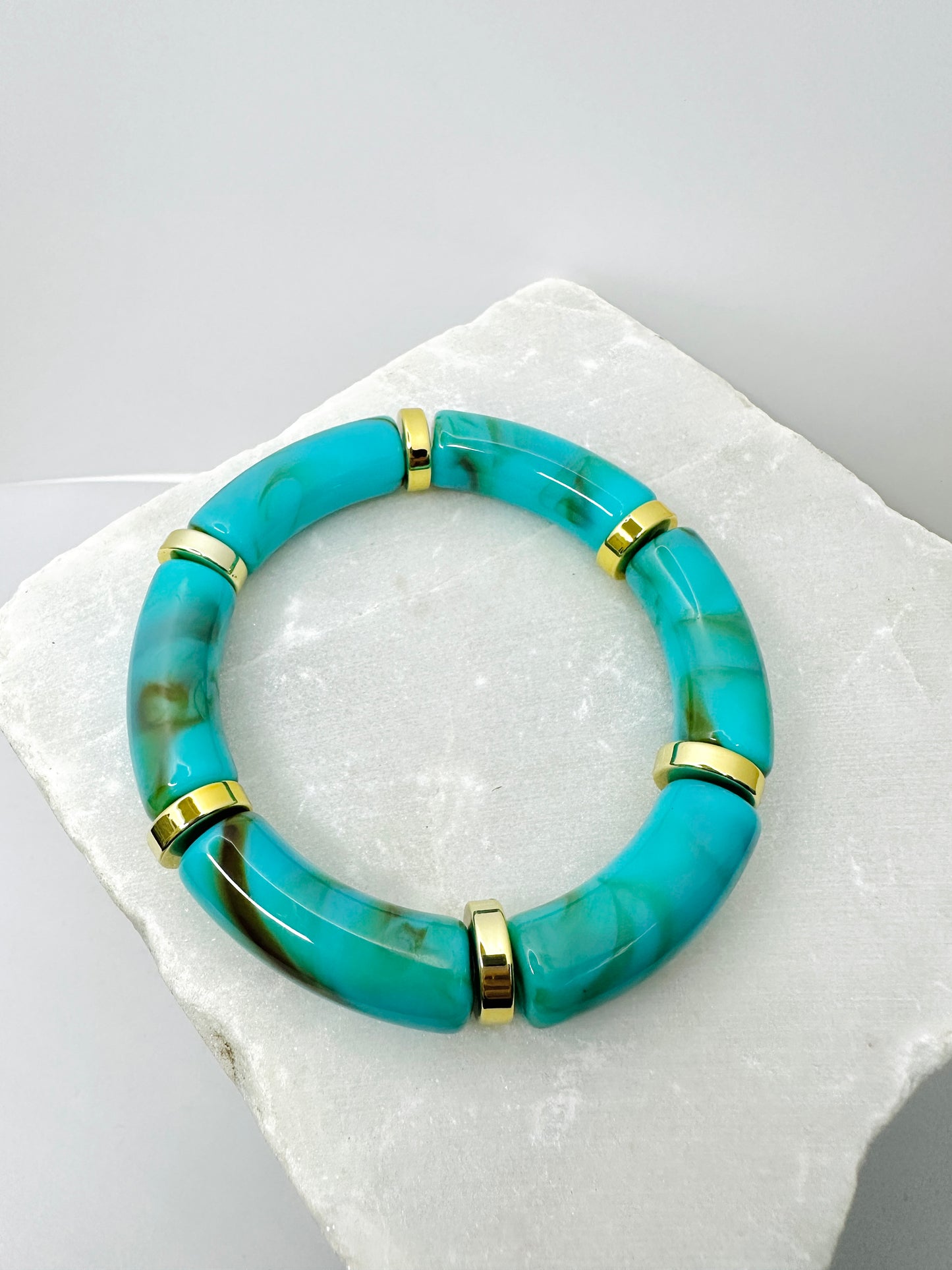 Turquoise Resin Bracelet