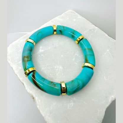 Turquoise Resin Bracelet