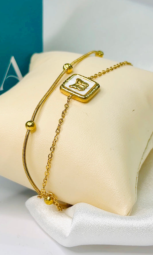 Butterfly Charm Bracelet