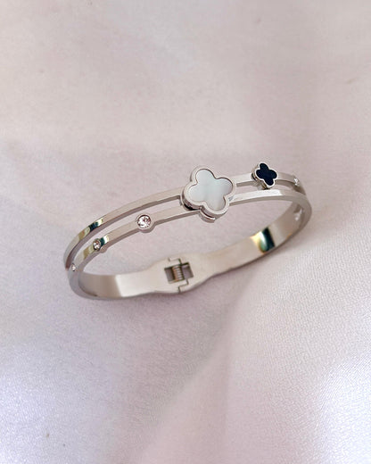 Silver Clover Bracelet