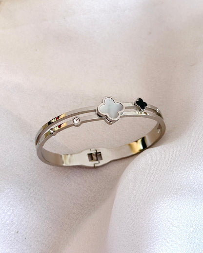 Silver Clover Bracelet