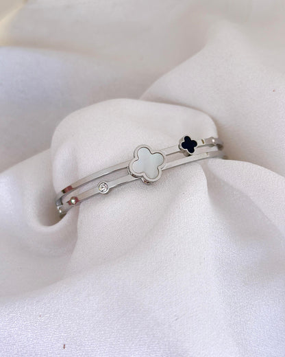 Silver Clover Bracelet