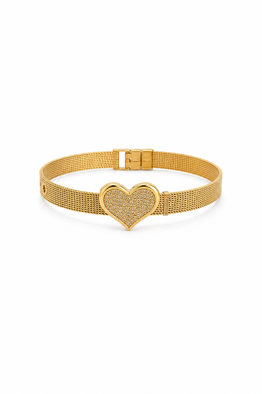 Heart Mesh Bracelet